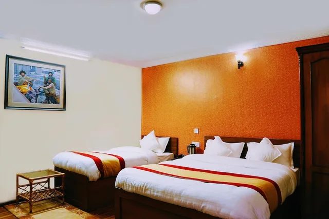 غرفة قياسية بسرير مزدوج أو سريرين منفصلين بإطلالة على الحديقة، Kathmandu Garden Home 5/9