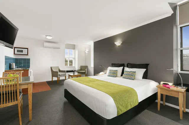 استوديو ديلوكس بثلاثة أسرّة، Hobart Waterfront Apartments 1/3