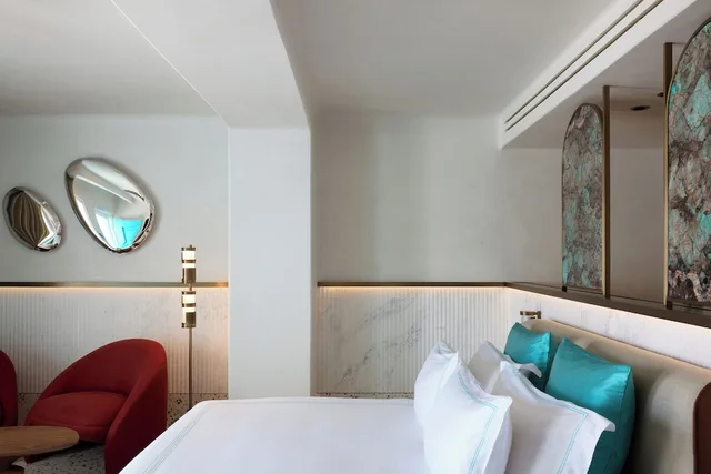 غرفة بريميوم بسرير كينج، Nammos Hotel Mykonos & Villas 2/9