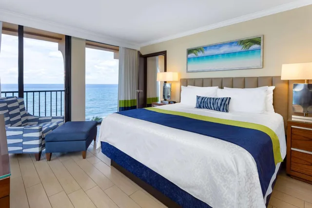 غرفة ركنية بسرير كينج بإطلالة على البحر، Wyndham Deerfield Beach Resort 1/6