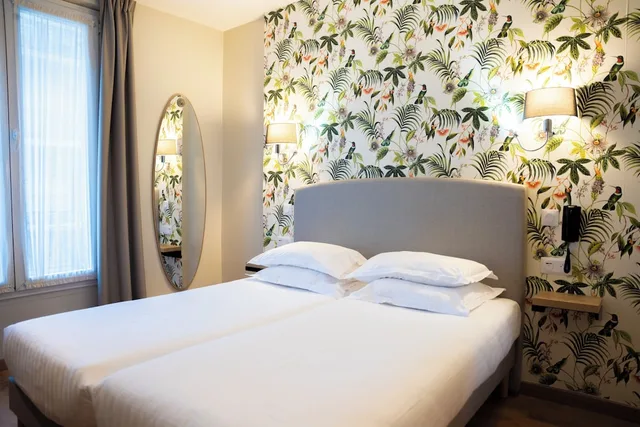 غرفة قياسية بسرير مزدوج، Hôtel Verlain 10/10