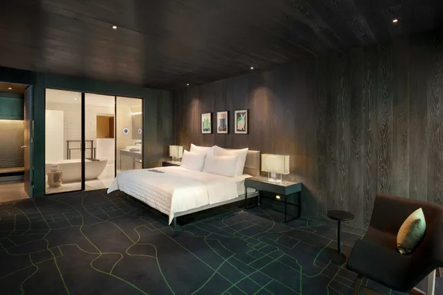 غرفة كلوب بسريرين مزدوجين، Le Meridien Zhengzhou 5/10