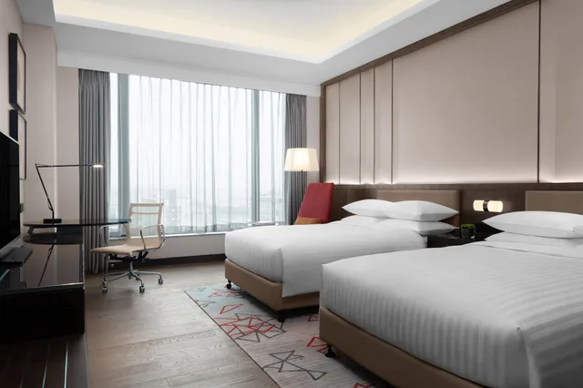 غرفة بسريرين منفصلين، Courtyard by Marriott Suzhou Mudu 1/3