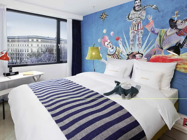 غرفة بسرير كينج، 25hours Hotel at MuseumsQuartier 3/8