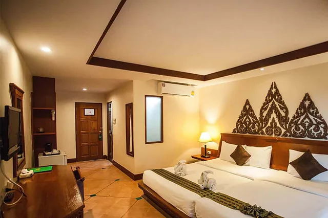 غرفة ديلوكس بسرير مزدوج بإطلالة جزئية على البحر، Anyavee Aonang Bay Resort 1/10