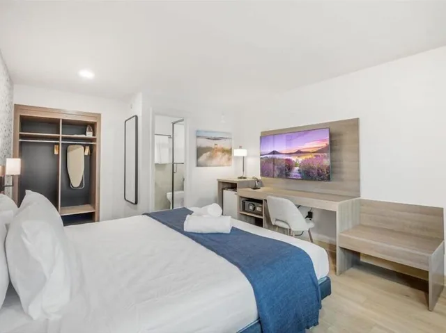 غرفة قياسية بسرير كينج بحمام خاص، Geary Parkway Motel 2/10
