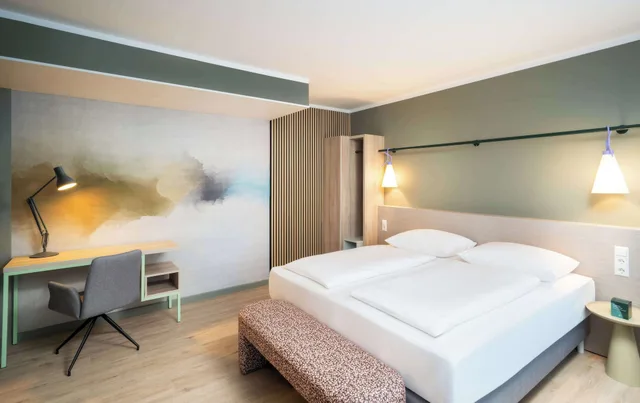 جناح بسرير مزدوج، elaya Hotel Stuttgart Ludwigsburg, Trademark by Wyndham 2/8