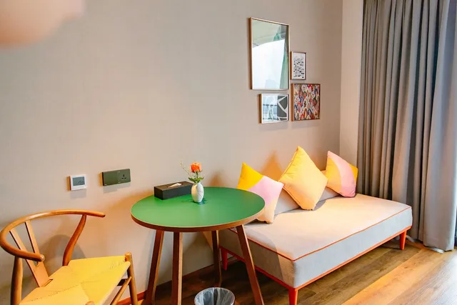 غرفة تنفيذية بسريرين منفصلين بإطلالة على النهر، Central Plaza Hotel My Tho 6/7