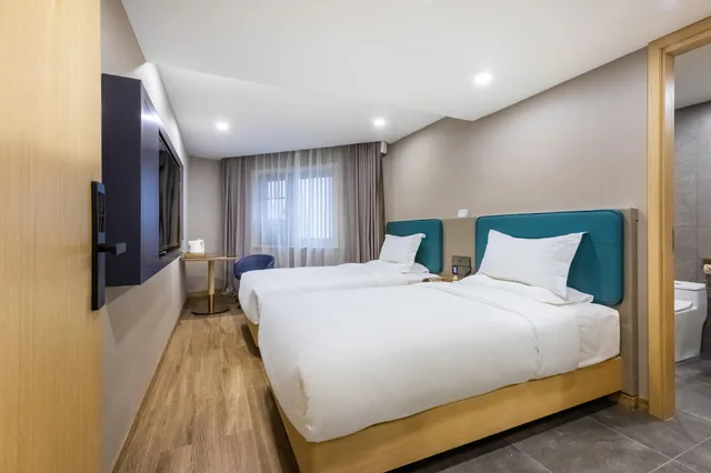 غرفة ديلوكس بسريرين منفصلين، Cheermay hotels (Yonghe Palace, Dongzhimen Street, Beijing) 1/1