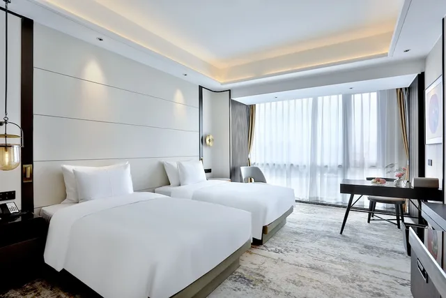 غرفة سوبيريور بسريرين منفصلين، Yindu Hotel Yiwu 1/3