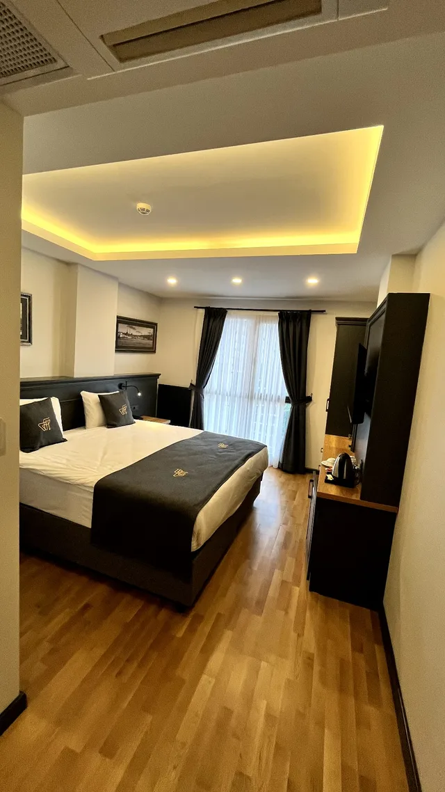 غرفة ديلوكس بسرير مزدوج بإطلالة على البحر في الملحق، FERMAN HOTEL 1/8