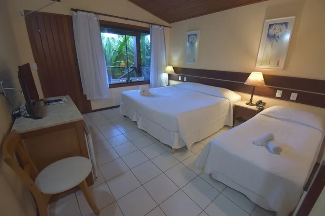 غرفة اقتصادية ثلاثية بفراش فوتون وسرير كينج وسرير فردي، Hotel La Foret 3/8