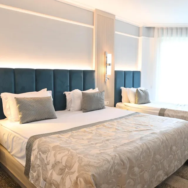 غرفة بسرير مزدوج أو سريرين منفصلين بإطلالة على الحديقة، Pine Beach Hotel 7/10