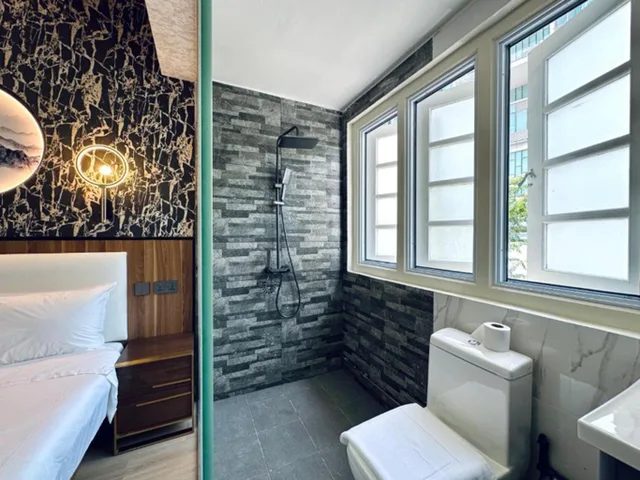 غرفة بسرير كوين، Kam Leng Hotel 4/4