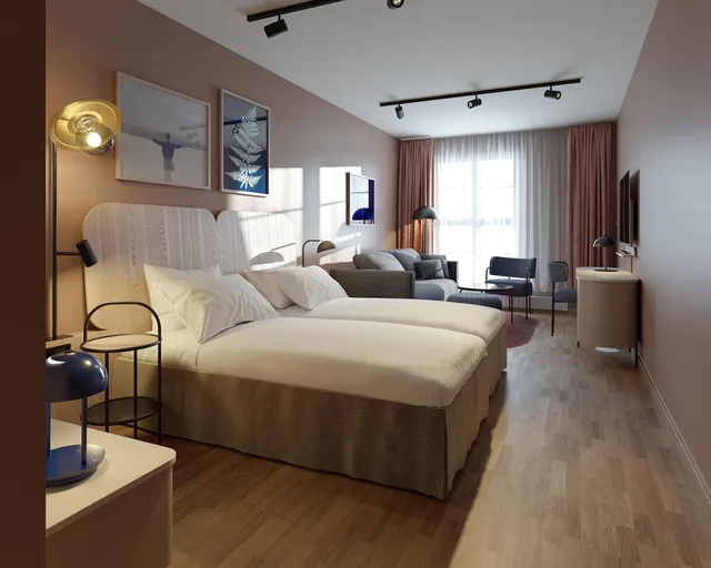 غرفة سوبيريور عائلية، Scandic Grand Marina 3/5