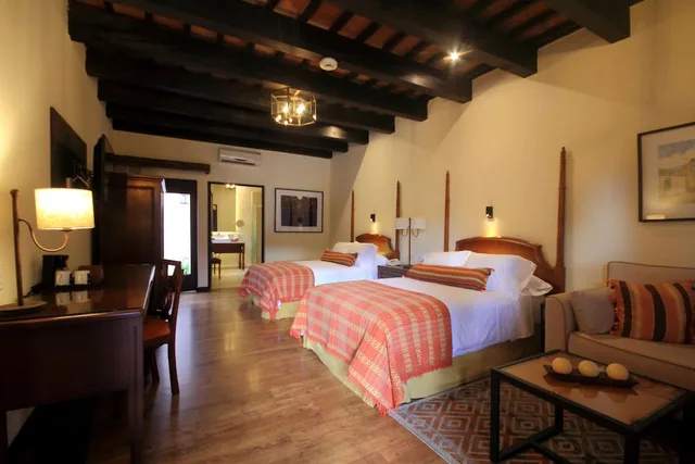 غرفة ديلوكس بسريرين مزدوجين في الملحق، Porta Hotel Antigua 3/6