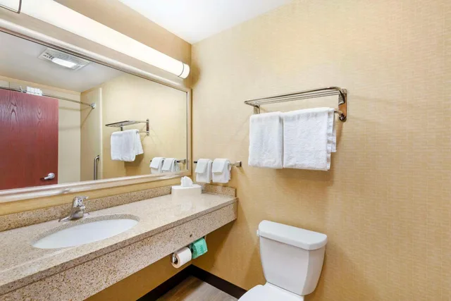 غرفة بسرير كينج بحوض استحمام لذوي الإعاقة، Best Western Plus Victor Inn & Suites 7/8