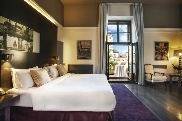 غرفة ديلوكس بإطلالة على المدينة، Grand Palace Brno hotel 2/4