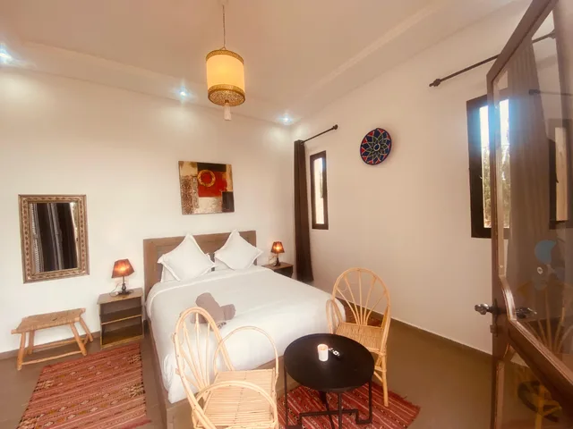 غرفة كومفورت بسرير مزدوج بإطلالة على المسبح، Dar Ayman Essaouira 2/10