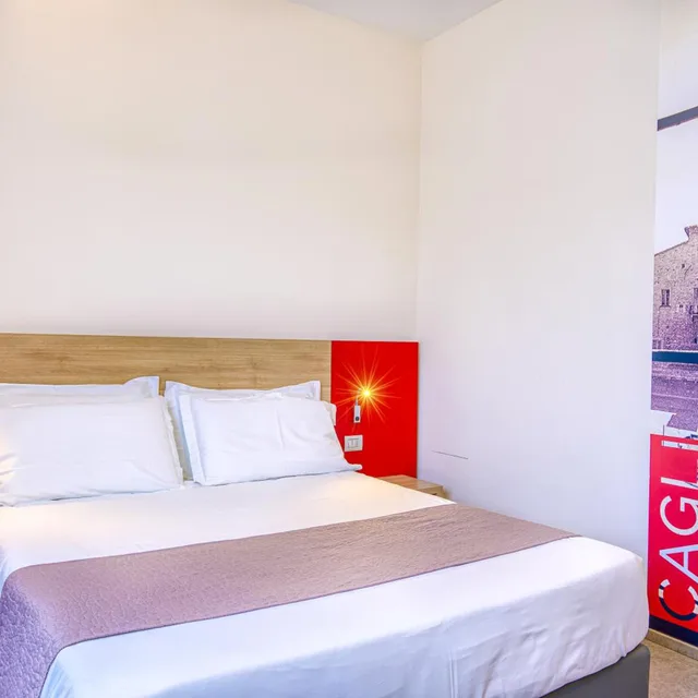 غرفة بسرير مزدوج أو سريرين منفصلين بحمام خاص، Hotel Bramante Spa 1/10