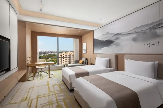 غرفة بزنس بسريرين منفصلين، Metropark Hotel Hongqiao Shanghai 1/2