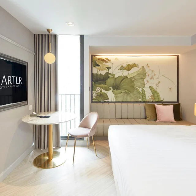غرفة ديلوكس بسرير فردي، The Quarter Ploenchit by UHG 2/6