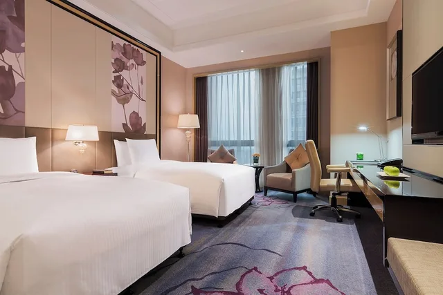 غرفة ديلوكس بسريرين منفصلين، Wanda Realm Guangzhou Zengcheng 2/6
