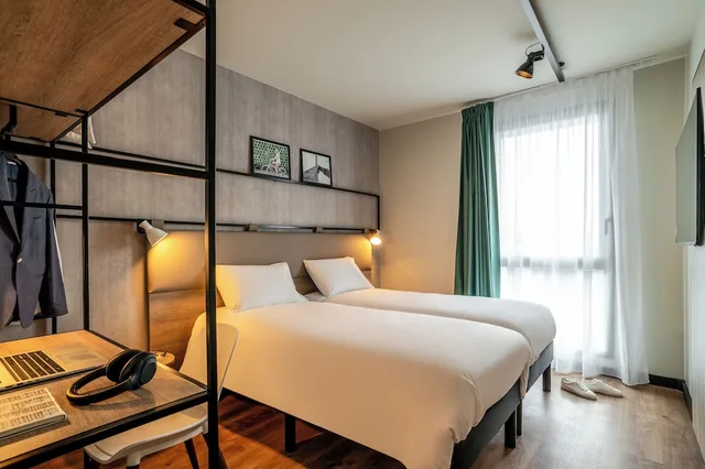غرفة قياسية بسريرين منفصلين، Ibis Bordeaux Nord Carbon Blanc 2/6