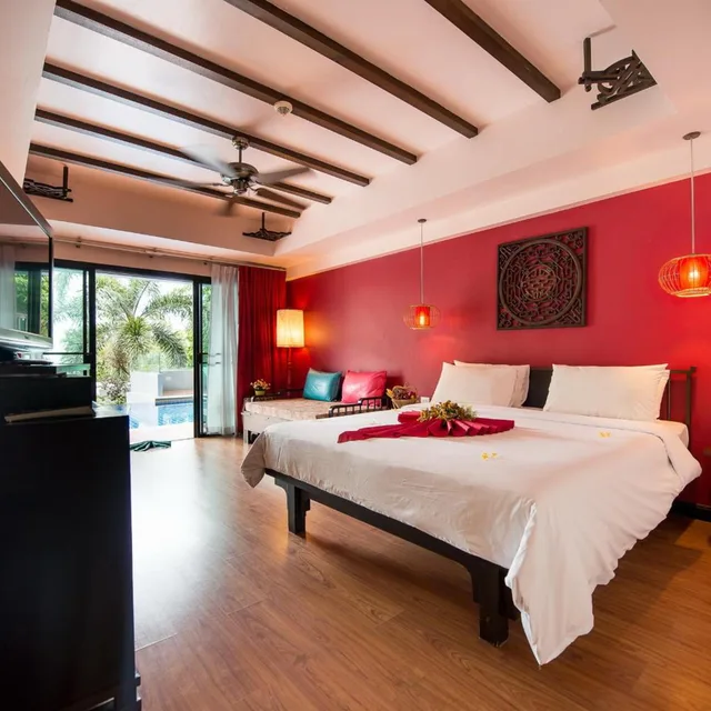 Room, Double or Twin Bed, Pool Access، Krabi Cha Da Resort 3/10
