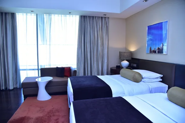 غرفة بسريرين منفصلين بإطلالة على المدينة، PARK HYATT HYDERABAD 3/5