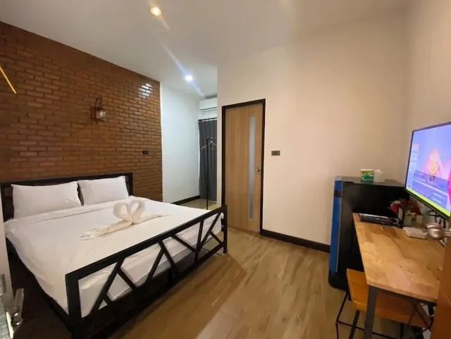 غرفة قياسية بسرير كوين، The Connect Chiang Mai 2/6