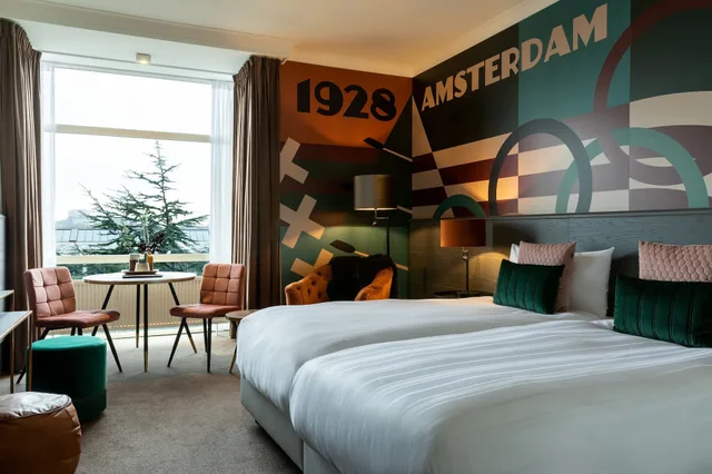 غرفة ديلوكس بسريرين منفصلين، Apollo Hotel Amsterdam A Tribute Portfolio Hotel 1/4