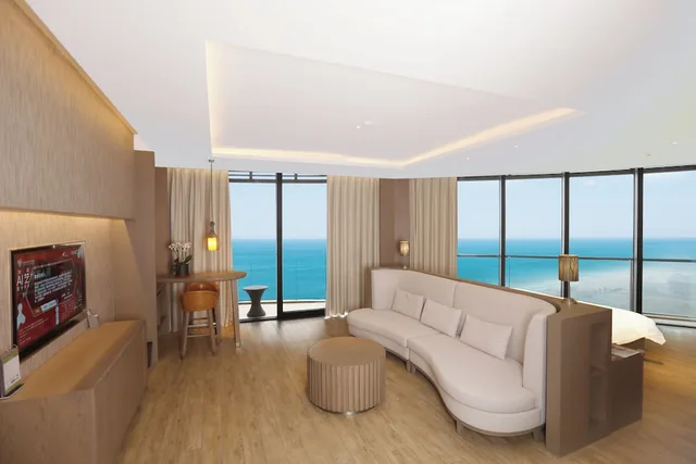غرفة بسرير كينج بإطلالة على البحر، Mangrove Tree Resort World (Coral Tower) 5/9