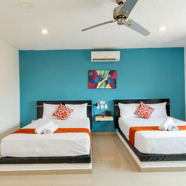 غرفة بسريرين مزدوجين، Hotel Playa Encantada by Kavia 2/10