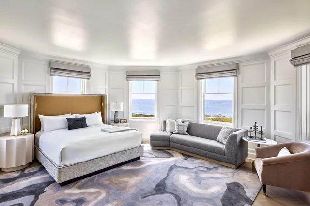 جناح سيغنتشر بسرير كينج بإطلالة على البحر بغرفة نوم واحدة، The Ritz Carlton Half Moon Bay 5/10