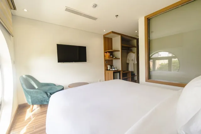 غرفة ديلوكس بسريرين كوين بإطلالة على الحديقة، The Tahiti Beach Hotel Phu Quoc 3/5