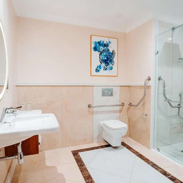 غرفة بسرير مزدوج لذوي الإعاقة، Southern Sun Silverstar 6/6