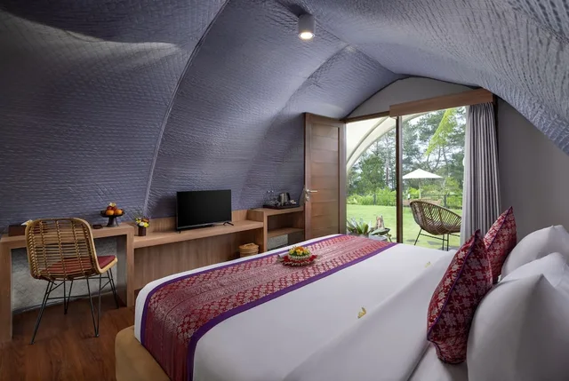 Glamping, Deluxe, Tent, King Bed، Pramana Zahill Kintamani 2/3
