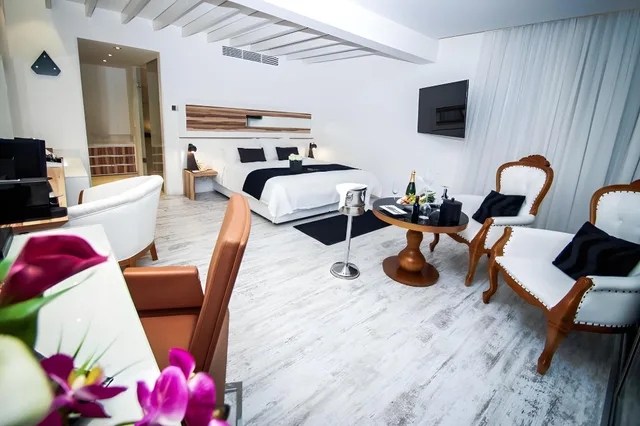 جناح جونيور تنفيذي بإطلالة على البحر بشرفة، The Ciao Stelio Deluxe Hotel - Adults Only 1/1