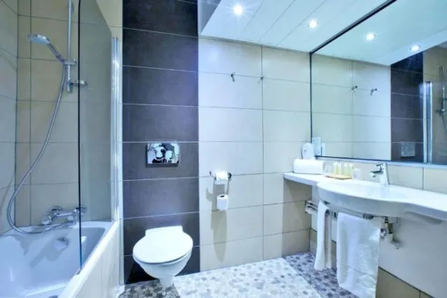 غرفة كومفورت بسريرين منفصلين، Kyriad Prestige Mulhouse Basel 5/9