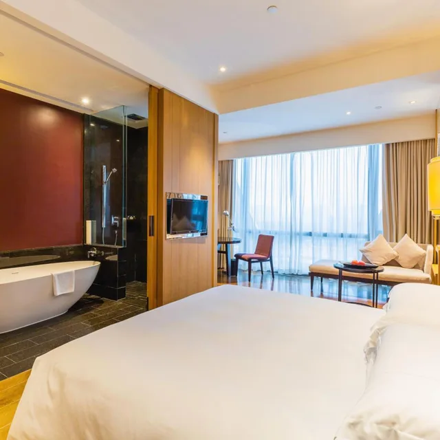 غرفة تنفيذية بسرير كينج وسرير كوين، Hotel Kapok Shenzhen Bay 3/9