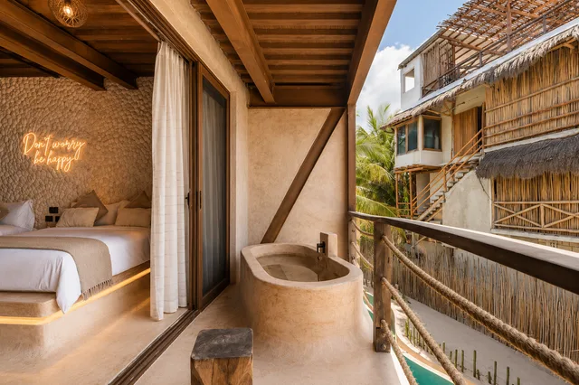 Terra, Suite, 2 Queen Beds, Ocean View, Bathtub، AWA Holbox Hotel Boutique - Beach Front 7/10