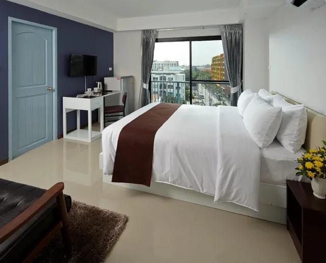 غرفة ديلوكس بسرير كوين، Casa Residence Hotel 1/2