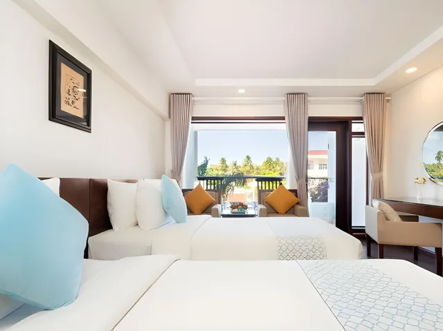 غرفة سوبيريور بسريرين منفصلين، Hoang Ngoc Beach Resort 2/3