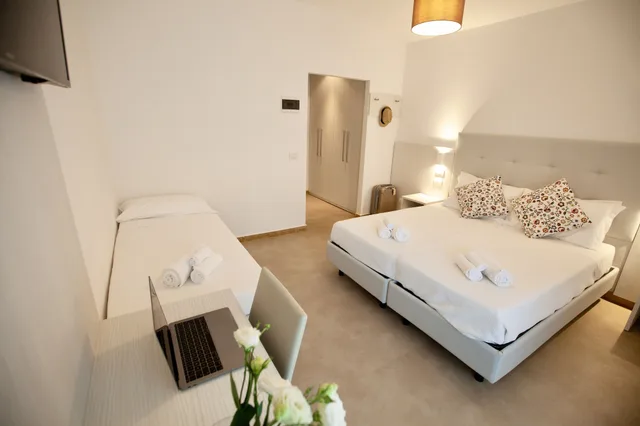 غرفة ديلوكس ثلاثية بشرفة، Hotel Maestri 4/10