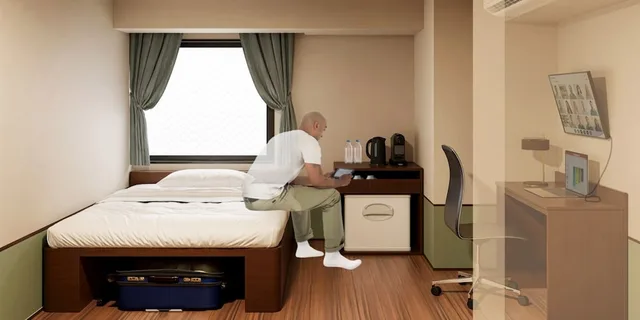 Japanese, Standard, Futon Bed, Hotel Meldia Osaka Higobashi 3/6