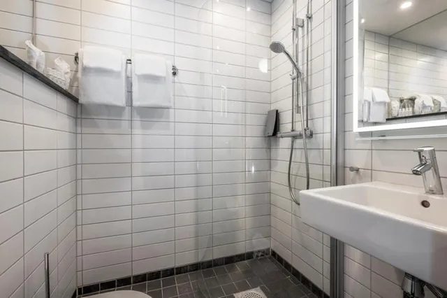 غرفة بسريرين منفصلين، Thon Hotel Slottsparken 6/8
