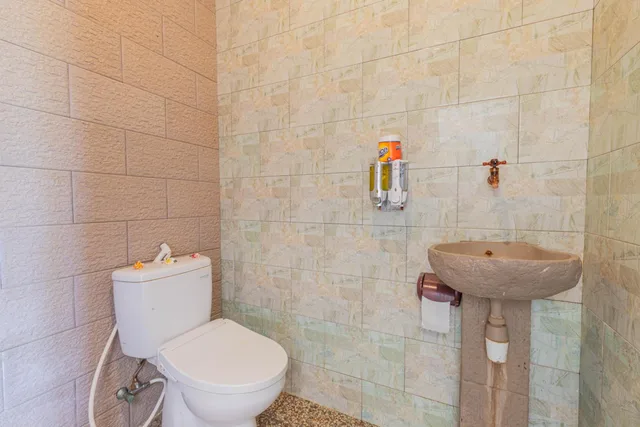 غرفة بسريرين منفصلين بإطلالة على البحر، Manta Cottage Seaview Plus 6/6