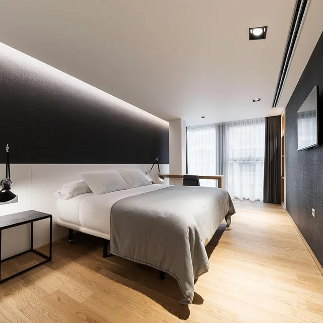 غرفة بسرير مزدوج أو سريرين منفصلين، Hotel U Viveiro 5/10