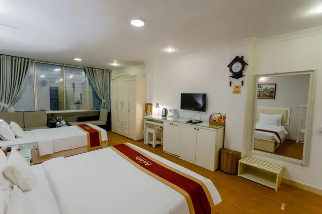 غرفة ديلوكس عائلية بسريرين كوين، A25 Hotel - 307 Ly Tu Trong 1/10